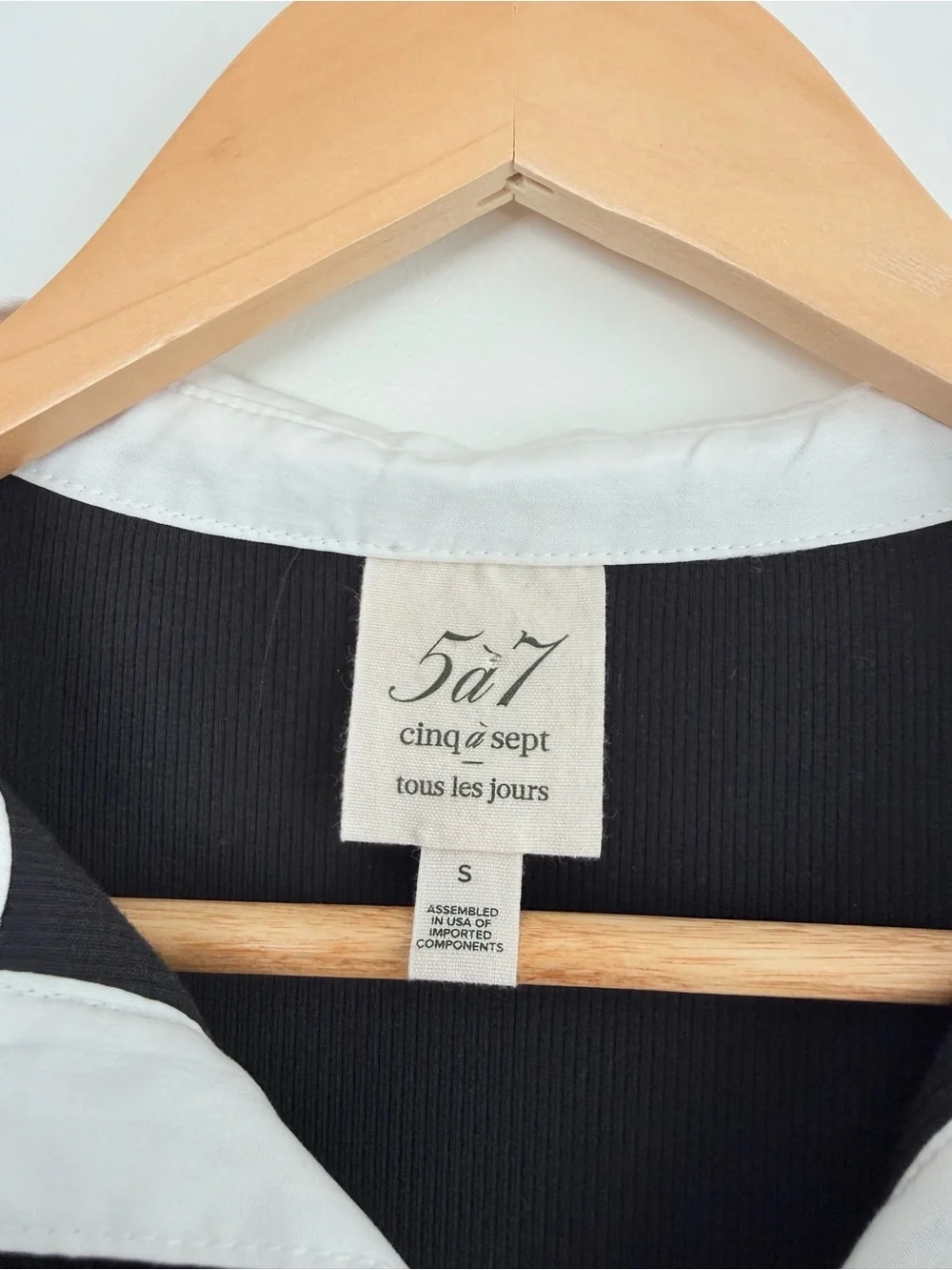 Cinq à Sept Lola Two-Tone Button-Front Shirt